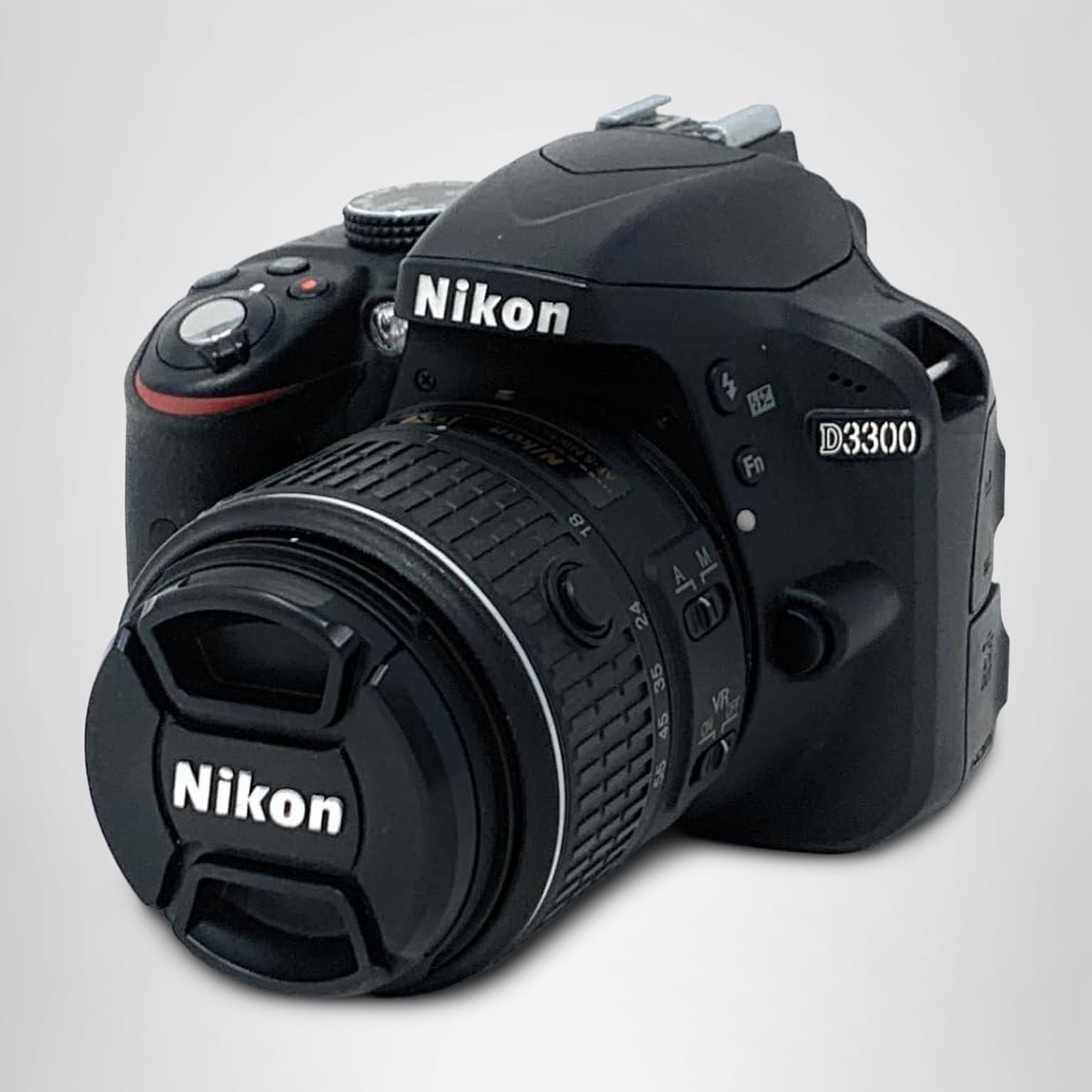 Nikon D3300 Digital SLR Camera with 18-55mm VR II Lens Kit - Black